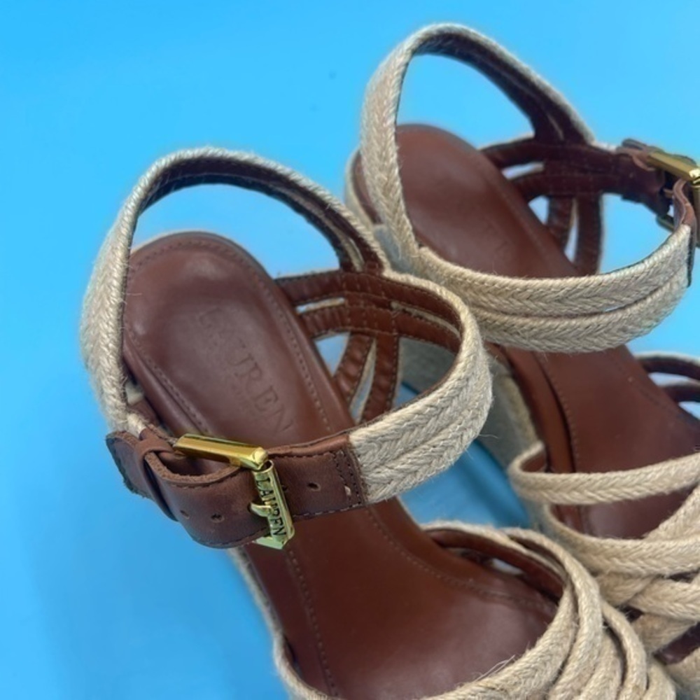 VTG: RALPH LAUREN Platform Sandals - Picture 4 of 5